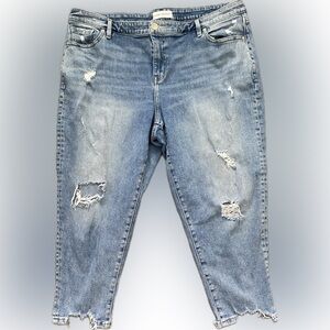 Lane Bryant Signature Fit Mid Rise Boyfriend Capri - Size 18 - EUC!